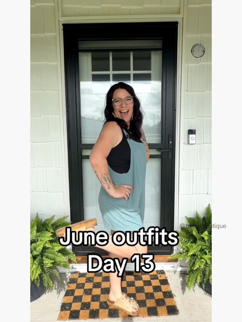 Linen Short Overalls, Casual Summer Romper with Pockets - Picture 7 of 7